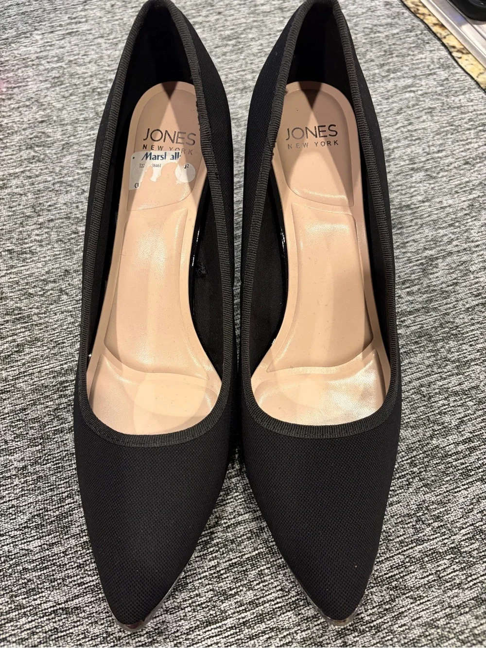 Jones New York Black Pointed Toe Heels - Picture 1 of 5